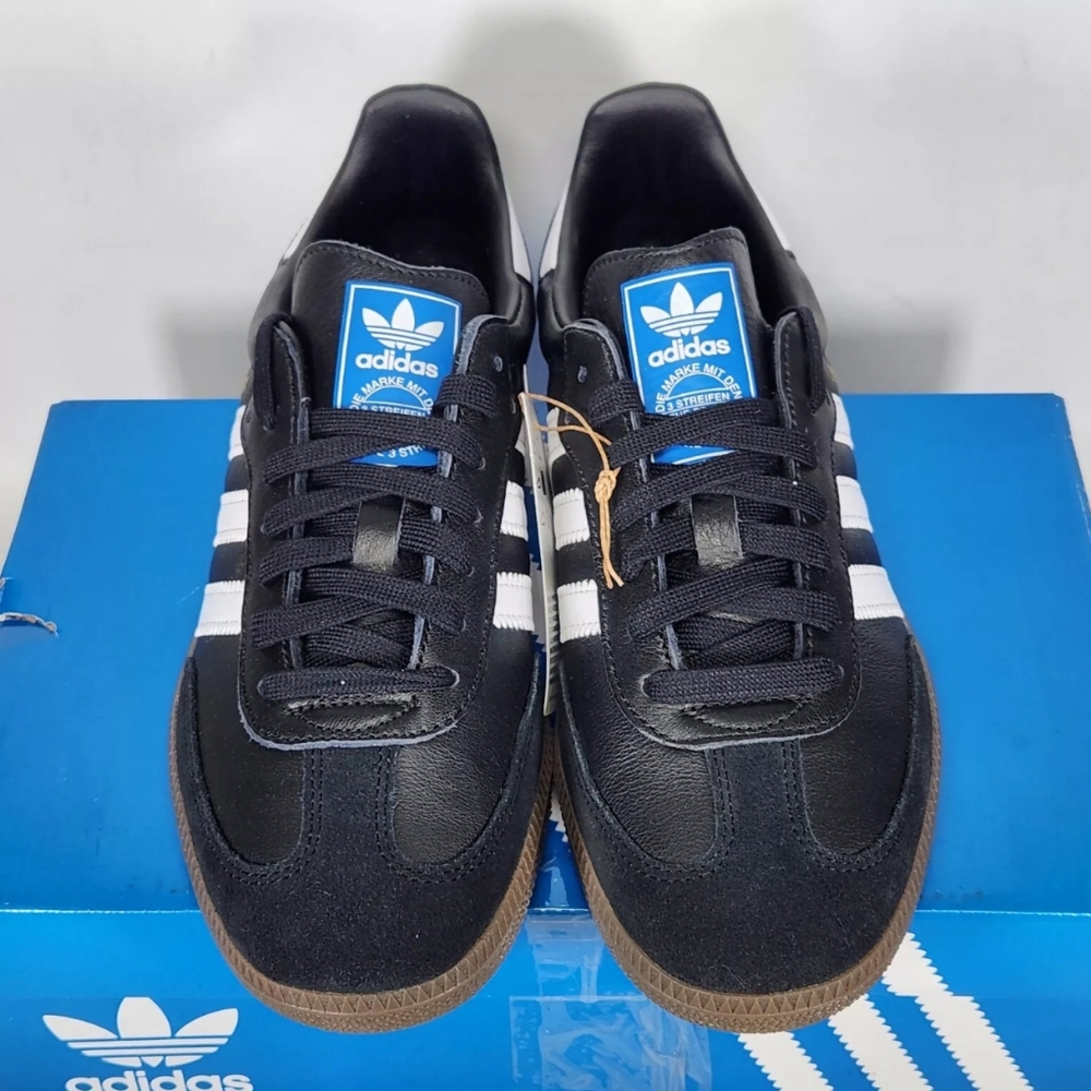 Women's Size 9 (UK 7.5) Adidas Samba Black White Gum - Picture 3 of 5